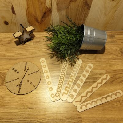 Ruleta de trazos y 12 depresores