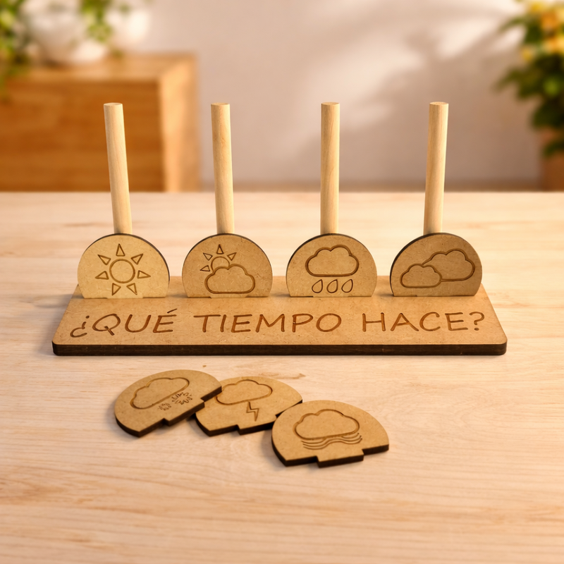 Tabla que tiempo hace 4 Climas 10mm