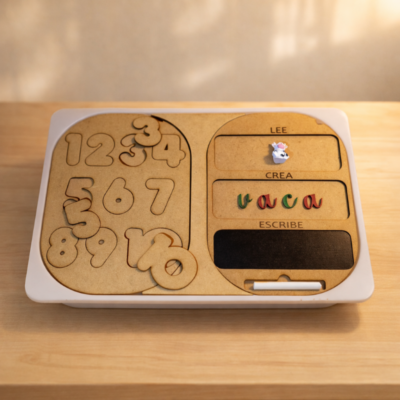 Pack Tabla Lecto Escritura Vertical y Números Trofast