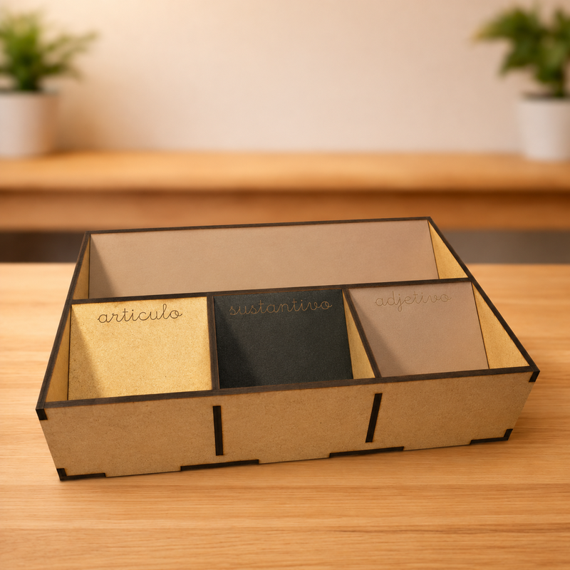 Caja Gramatical - Articulo, Sustantivo y Adjetivo