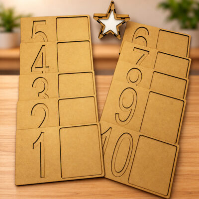 Tarjetas Didácticas de Números – Tablas del 1 al 10