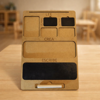 Tabla Lecto Escritura Silabas y Letras Vertical 2 Pizarras