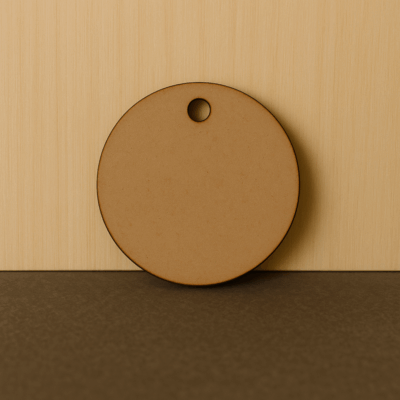 Pack de 24 Discos de Madera MDF – Diámetro 50 mm