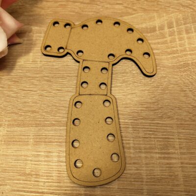 Pack de 3 Figuras de madera para enhebrar Herramientas
