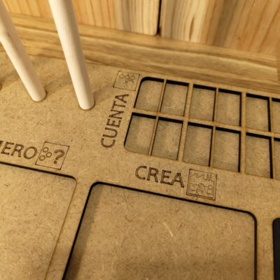 Tablilla de Habilidades Matemáticas con Pictogramas "Número – Cuenta – Crea – Escribe" - Imagen 2