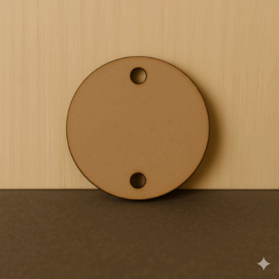 Pack de 30 Discos de Madera MDF – Diámetro 45 mm